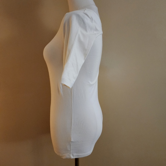 Ivory Stretch Tee, Women's S - Picture 10 of 13